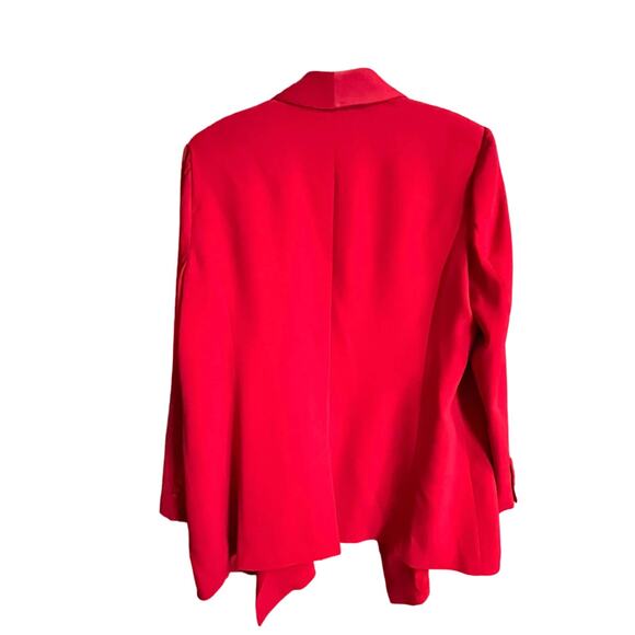 Emanuel Ungaro Red Blazer with Notched Lapels - Picture 12 of 13